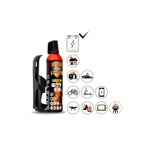 Ugunsdzēsības aerosols Safe S-SAFE Safe SET Hasicí 750 MAX ar stiprinājumu 75C — komplekts 750 ml, turētājs 75C