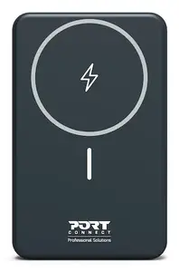 Power Bank Port Designs 907005 10000 mAh Wireless Charging Black