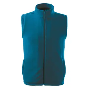 Fliša veste MALFINI RIMECK Next 518 unisex 280 g/m² Petrolejzaļa