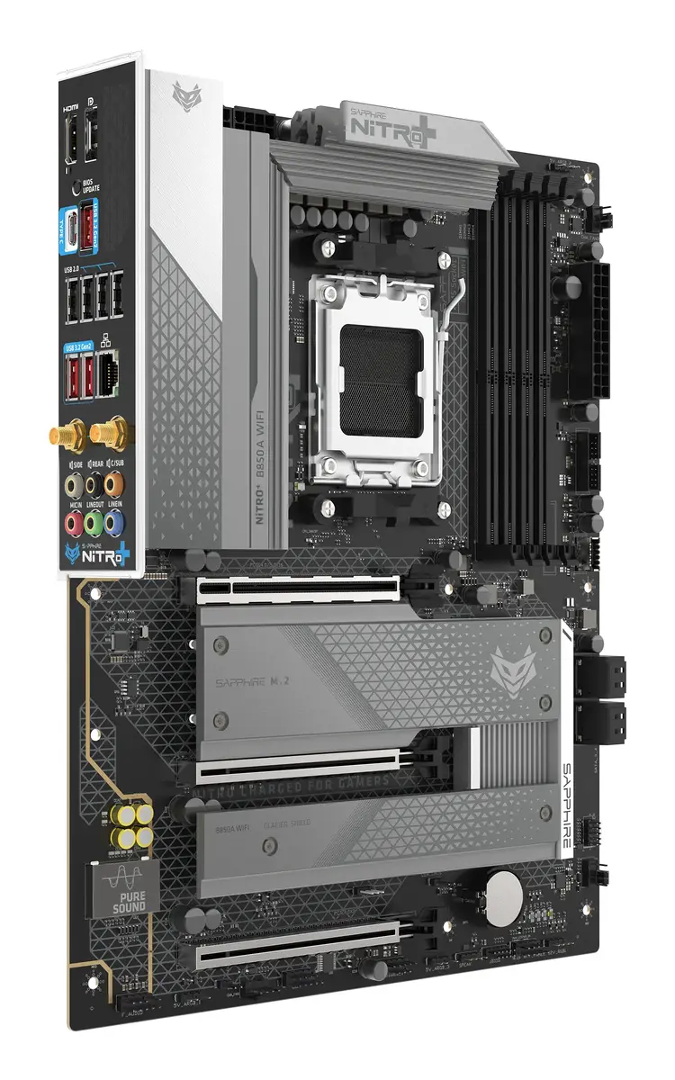 Sapphire NITRO+ B850A WIFI 7 motherboard (Socket AM5) Photo 2