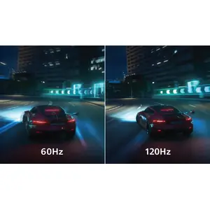 120Hz refresh rates for ultra-smooth images