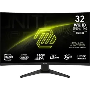 MSI monitors MAG 321CQFDE 32" 144Hz izliektais ekrāns