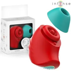 Clitoral stimulator INTENSE DONNIE in Red/Green, compact personal massager