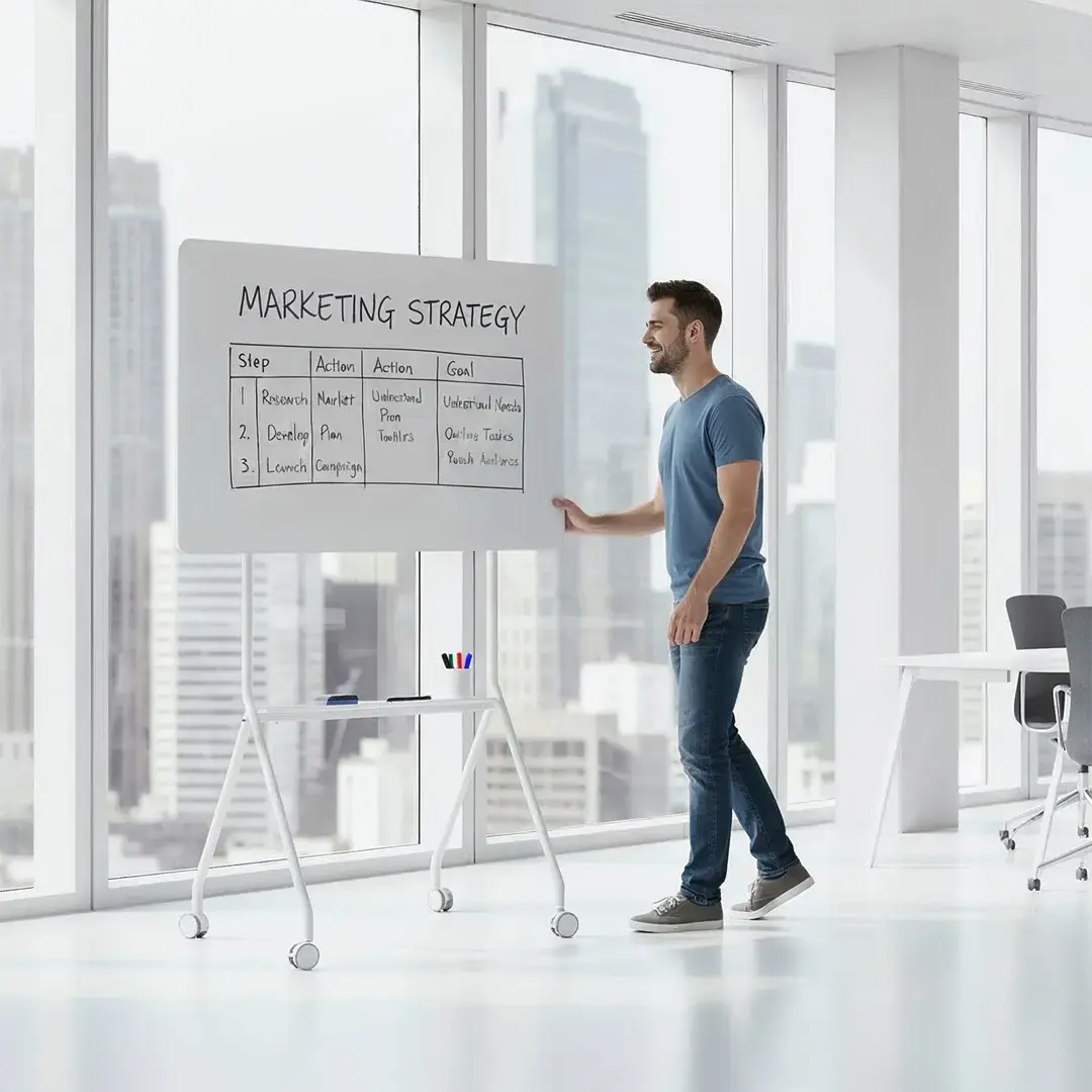 Маркерная доска ergo office ER-306 1190×790 мм Photo 15