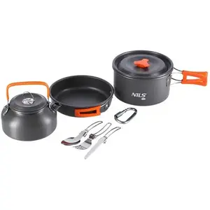 Camping cookware set Nils Extreme NC1782 — lightweight, durable, compact