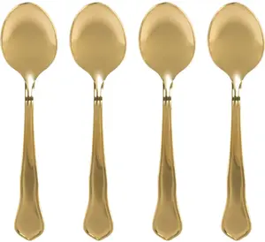 Espresso spoon set BIALETTI PGOLD008 — 4-piece, gold finish