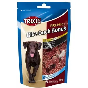 Dog treats Trixie Premio Duck and Rice 80 g, soft training rewards