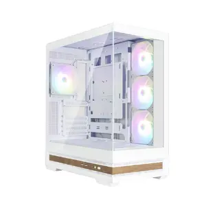 Datora korpuss Zalman P40 NAMU WHITE Midi Tower Balts