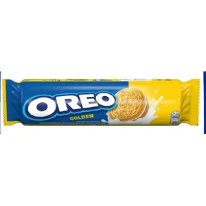 OREO sandwich cookies Golden with vanilla cream filling 154 g pack
