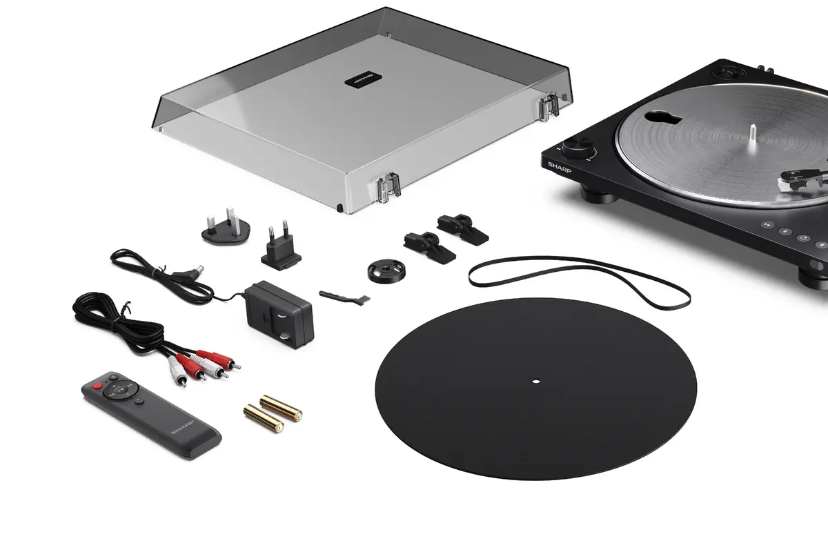 Sharp RP-TT100 Belt-Drive Turntable - Black Photo 11