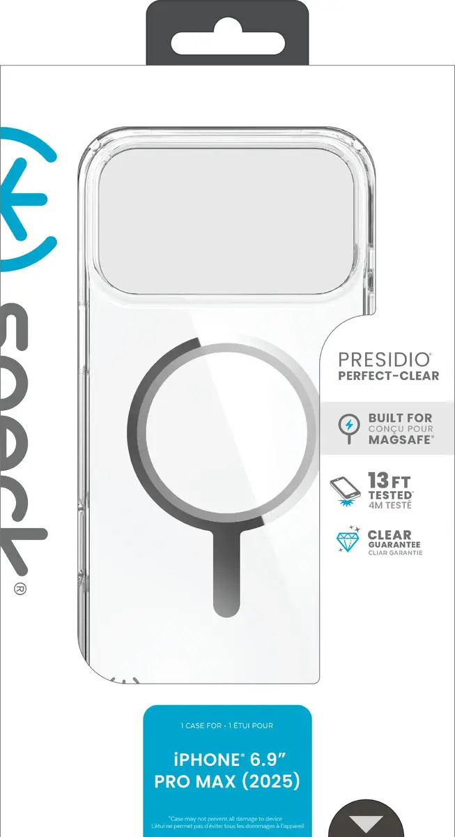 Чехол Speck Presidio Perfect Clear + MS для iPhone 17 Pro Max Photo 5
