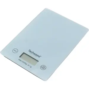 Virtuves svari Techwood TPA-541 — digitālie, 5 kg kapacitāte, LCD displejs