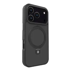 Чехол Evelatus для iPhone 17 Pro — матовый черный с MagSafe и подставкой