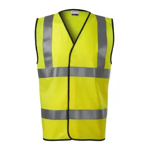 High-Visibility Reflective Vest MALFINI 9V397 fluorescent yellow, safety workwear