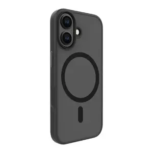Hybrid phone case Evelatus for iPhone 17 with MagSafe, PC+TPU construction, black