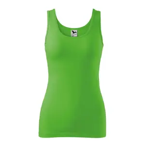 Sieviešu T-krekls MALFINI Triumph ābolu zaļš 180 g/m², īsām piedurknēm, apaļš izgriezums