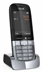 DECT tālrunis Gigaset SL850H Pro — bezvadu klausule, skaļrunis, 2.4" displejs, 500 kontakti, Titanium