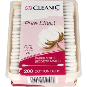 Гигиенические ватные палочки CLEANIC Pure Effect — 200 шт.