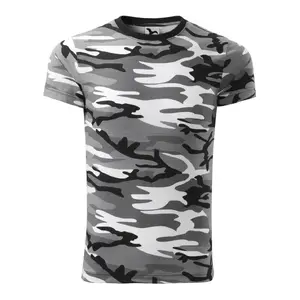 Футболка MALFINI Camouflage 144 серого цвета, унисекс, 160 г/м², размер 144
