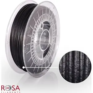 ROSA3D PA 15CF black — Carbon-fiber reinforced PA filament for 3D printing, 1.75 mm