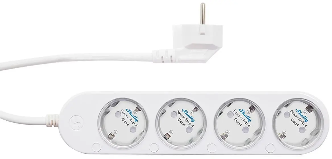 Shelly PS4Gen4W 12A Zigbee Matter сетевой фильтр Photo 2