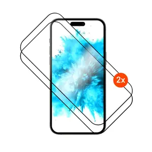 Screen protector tempered glass full cover FIXED for Apple iPhone Air 2.5D Black