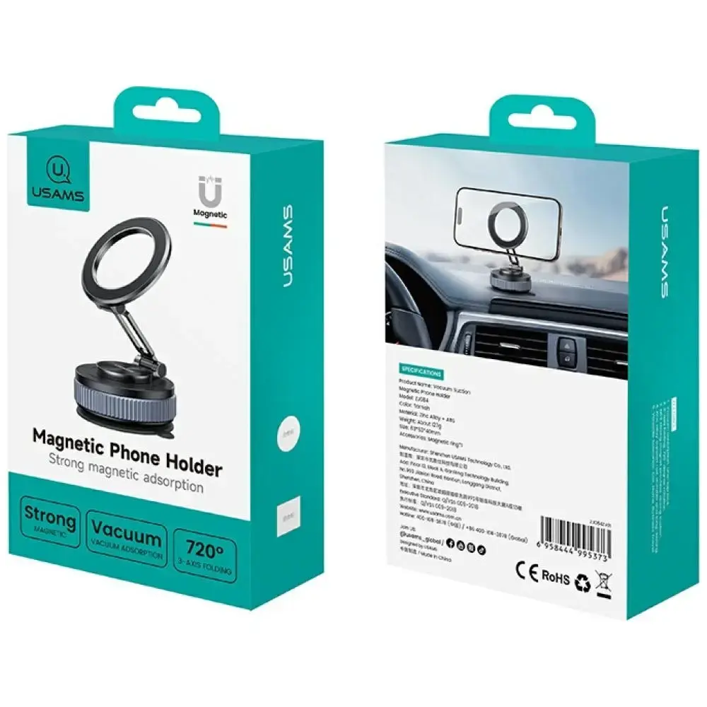 Держатель для телефона usams ZJ084 magnetic tarnish Photo 2