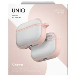 Protective case for AirPods Pro 3 by Uniq — Veren pink, lightweight durable cover