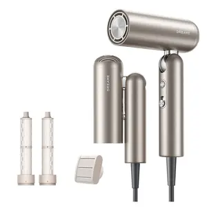 Fēns Dreame Pocket Pro, 1300 W, 110000 apgr./min, jonizācijas funkcija, 5 temperatūras režīmi, zelta