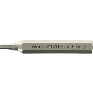 Screwdriver Bit Wera 05058110001 Hex 1.5 mm