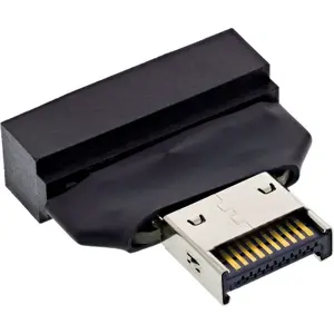 InLine 33446T переходник USB Type-E Key A 20-pin USB 3.0 header 19-pin черный