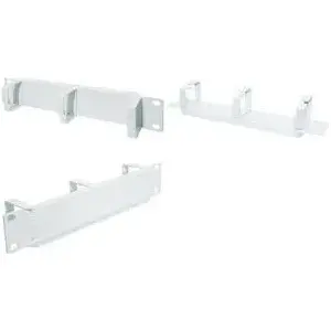 Cable management panel LOGILINK ACT115 10 inch 1U grey for server racks and network cabinets