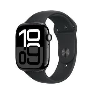 Apple Watch Series 10 Demo GPS 46mm Корпус из алюминия Jet Black Черный спортивный ремешок S/M