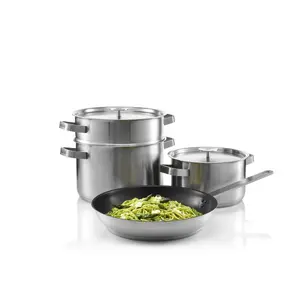 Cookware Set AEG A4SS 4 pcs Stainless Steel 4L 6L 28cm