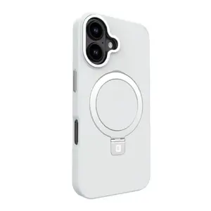 Защитный чехол Evelatus Shield Case для iPhone 17 MagSafe с подставкой матовый серебристый