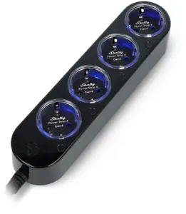 Power strip Shelly Plug & Play PS4 Gen4 — 4 outlets, 12A per outlet