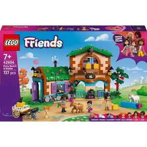 Набор LEGO Pony Ranch & Stable Construct 42654 — игровая площадка с фигурками и лошадьми