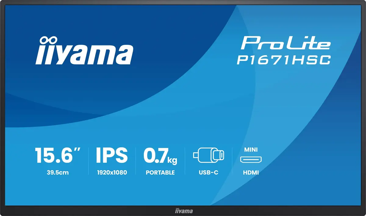 iiyama ProLite 15.6" portatīvais monitors Photo 2