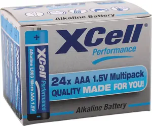 Akumulators XCell LR03 Micro AAA Performance — 24 gab. iepakojums, sārmainais
