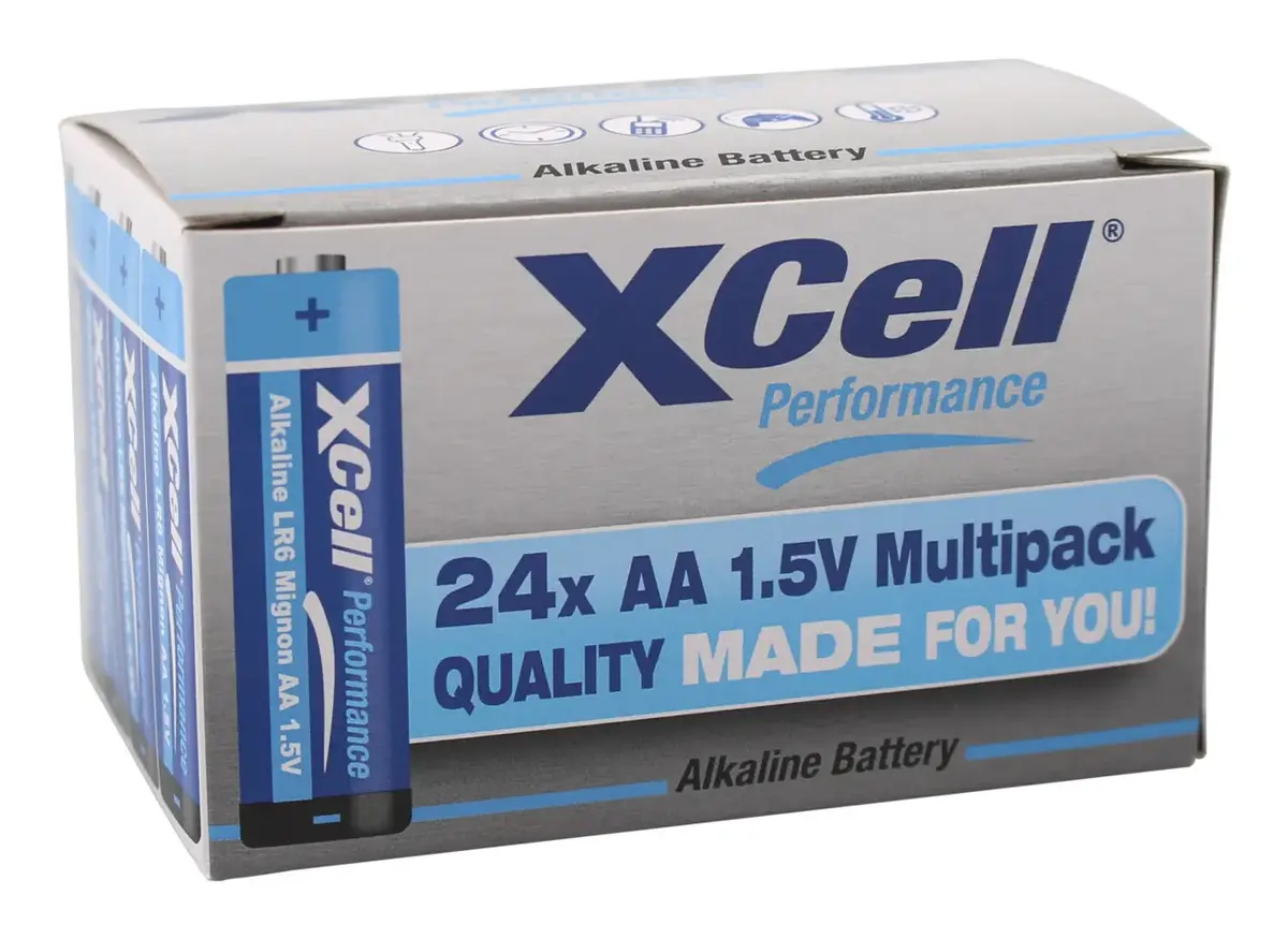 Щелочная батарейка XCell 149976 AA, 24 шт. Photo 2