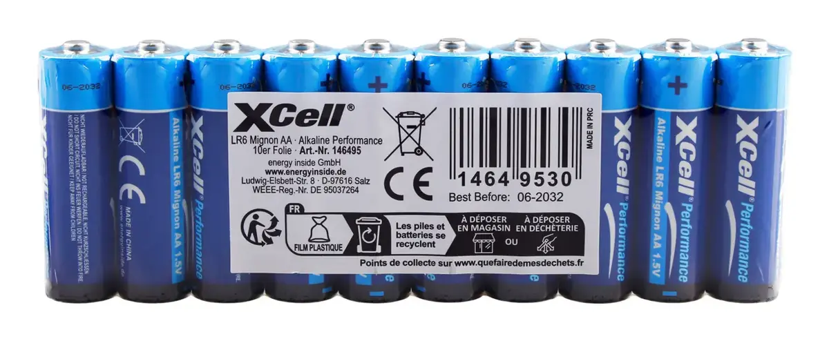 XCell 146495 AA Alkaline, упаковка 100 шт. Photo 2