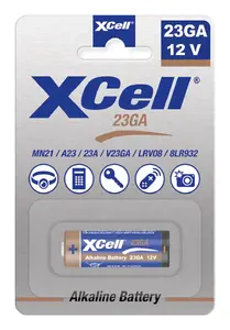 XCell 149311 Alkaline Battery 12V A23, MN21, 23GA