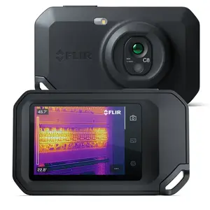 Thermal imaging camera FLIR C8, 320×240 px thermal sensor, 3.5" LCD touchscreen, -20–450 °C, IP54, USB-C, 5 MP visible camera