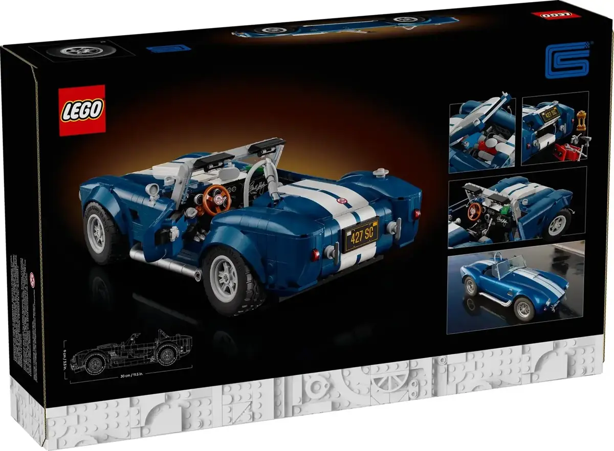 LEGO Icons Shelby Cobra 427 SC modelis 10357 Photo 2