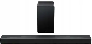 Skaņas josla TCL Q Q65H 5.1 kanāli mājas kinozālei, 580 W RMS, bezvadu aktīvais zemfrekvences skaļrunis 100 W, Dolby Atmos/DTS‑X, melns