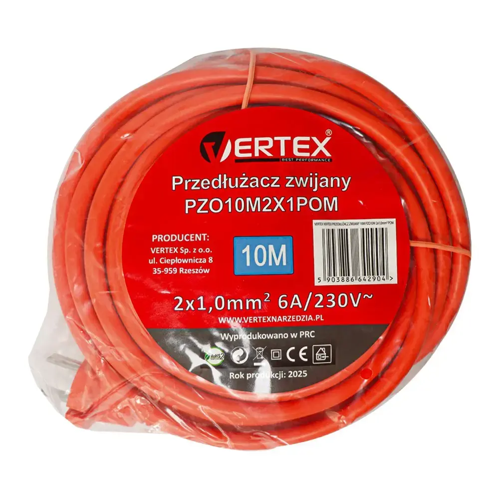 Удлинитель VERTEX PZO10M2x1.0mm 10 м Photo 4