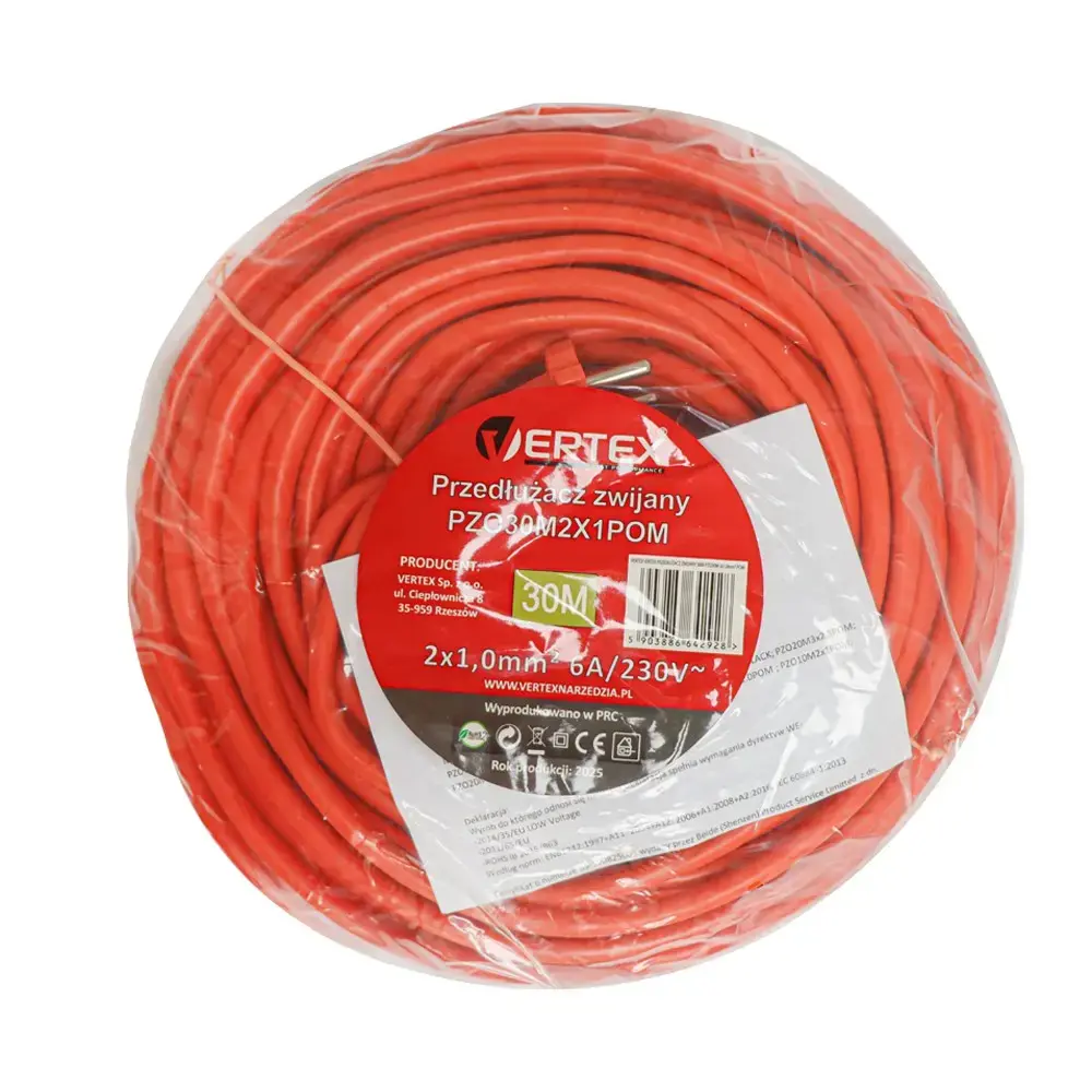 Удлинитель VERTEX PZO30M2x1,0mm 30 м Photo 4
