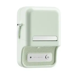 Портативный принтер этикеток NIIMBOT B21S Mint Green с Bluetooth, компактный термопечатающий ручной принтер