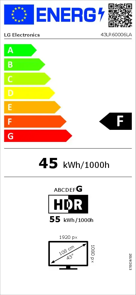 LG HD LR60 43LR60006LA TV Photo 5