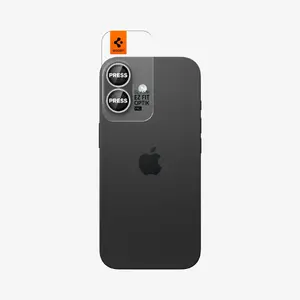Защитное стекло Spigen Optik Pro EZ Fit для iPhone 17 Silver Ударопрочное Устойчивое к Царапинам
